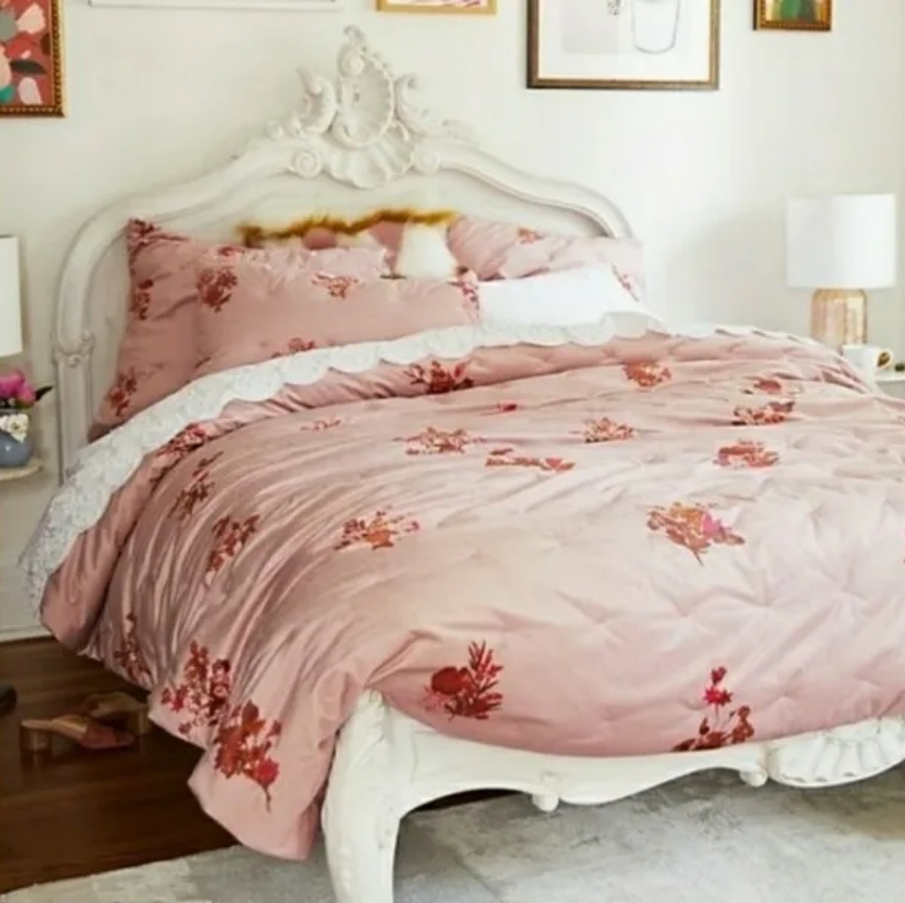 Anthropologie SET Violette Comforter & Shams